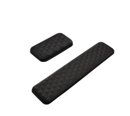 Геймерский/офисный коврик с запястной опорой из memory foam 8x44.5 см, HBC (13178)