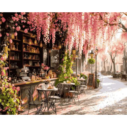 Картини за номерами "Весняна вулиця" 40*50 см Artissimo (PN3345)