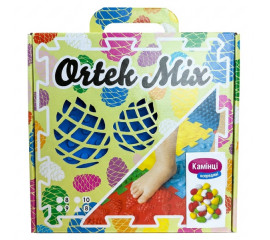 Масажний килимок «Ортек Мікс Пазли» 12 елементів + 