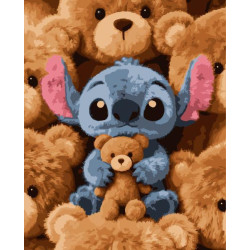 Картини за номерами "Стіч з ведмедиком" 40*50 см Artissimo (PN8531)