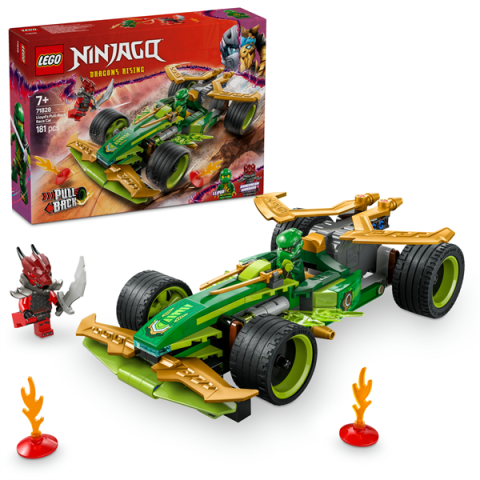 Конструктор LEGO NINJAGO Автомобіль для перегонів Лойда з інерційним двигуном 181 деталь (71828) арт: 71828