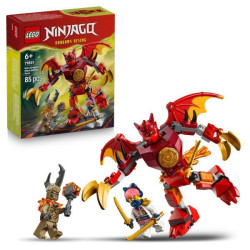 Конструктор LEGO Ninjago Бойовий набір робота Дракона Кая 85 Деталей (71851)