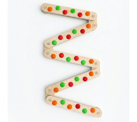 Балансировочная дорожка Ortek с массажными элементами и балансбордом  19x60.5 см, Ortek (13203)