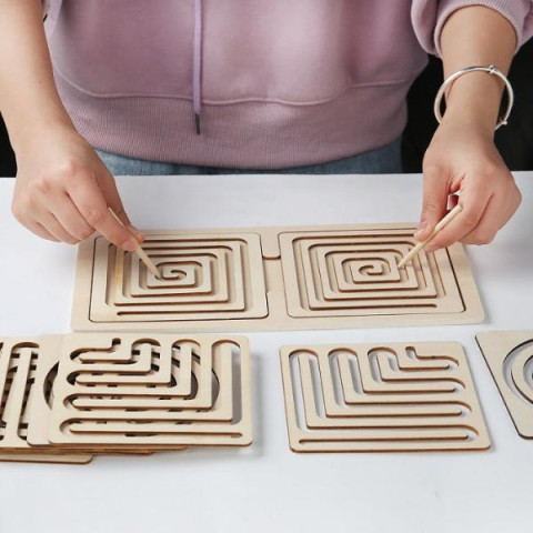 Межполушарная доска со съемными вкладышами 17x32 см, HBC (12792)