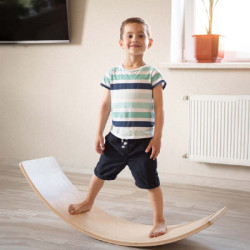 Деревянный балансборд - Рокерборд детский 30x83 см, HBC (13179)