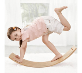 Деревянный балансборд - Рокерборд детский 30x83 см, HBC (13179)