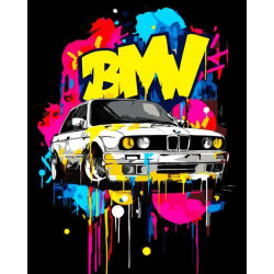 Картини за номерами "БМВ є30" 40*50 см Artissimo (PN9640)