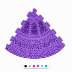 Килимок масажний Ortek "Колючки" 1 сектор Бузковий 35x25 см, Ortek (13337)