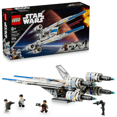 Конструктор LEGO Star Wars Повстанський винищувач U-Wing 594 деталі (75399) арт: 75399