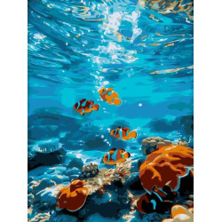 Картини за номерами "Підводний світ" 40*50 см Artissimo (PN2804)