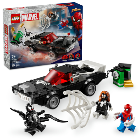 Конструктор LEGO Super Heroes Человек-паук против маслкара Венома 254 детали (76309)