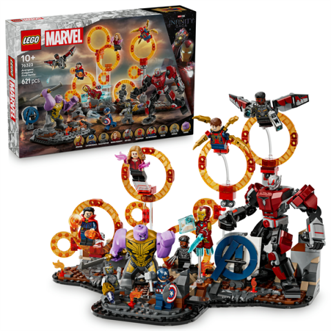 Конструктор LEGO Marvel Месники Завершення Вирішальна битва 621 деталь (76323) арт: 76323