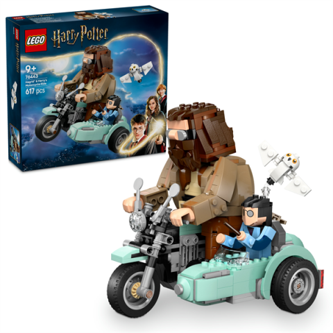 Конструктор LEGO Harry Potter Поездка Хагрида и Гарри на мотоцикле 617 деталей (76443)