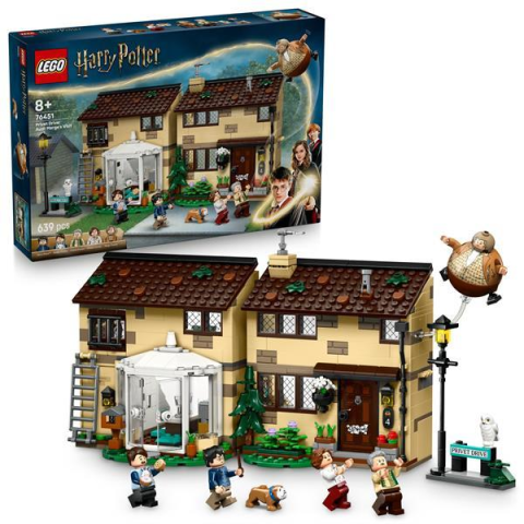 Конструктор LEGO Harry Potter Привет-драйв визит тети Мардж 639 деталей (76451)