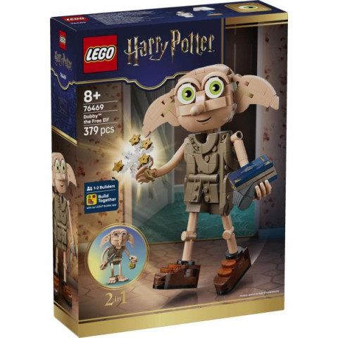 Конструктор LEGO® Harry Potter™ Добі, вільний ельф, 379 деталей (76469)