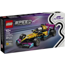 Конструктор  LEGO® Speed Champions  Гоночний автомобіль F1 ACADEMY™ LEGO®, 201 деталь  (77258)