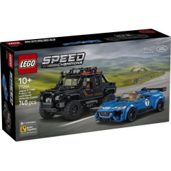 Конструктор LEGO® Speed Champions Jaguar Project 7 та Land Rover Defender (77264)