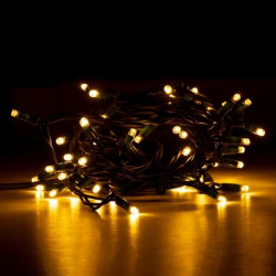 Електрогірлянда Novogod&lsquo;ko вулична, 65 LED, IP65, білий теплий, зелений провід, 12,25м, ка (801190)