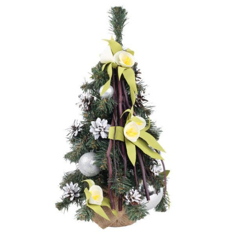 Ялинка Yes! Fun h-0,46 м з прикрасами 