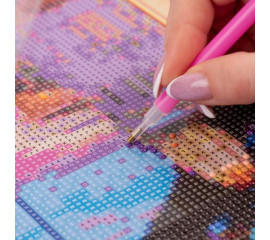 Алмазна мозаїка SANTI Вільна Українка, 40*50см на підрамнику (954446) арт: 954446-tp