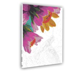 Картина за номерами з алмазною мозаїкою SANTI Колібрі 30*40 см (954682)