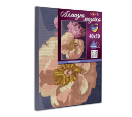 Алмазная мозаика SANTI Розовые пионы 40*50см на подрамнике (954696)