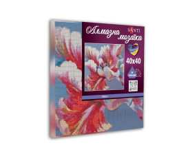 Алмазна мозаїка SANTI Ірис 40*40см на підрамнику (954697) арт: 954697-tp