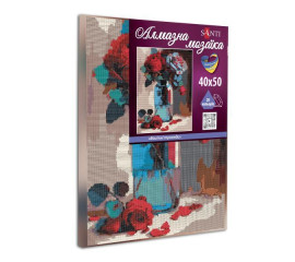 Алмазная мозаика SANTI Магические розы 40*50см на подрамнике (954698)