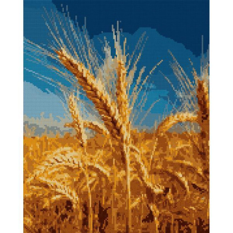 Алмазна мозаїка SANTI Золотий колос 40*50см на підрамнику (954705) арт: 954705-tp