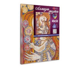 Алмазная мозаика SANTI Материнская любовь 40*50см на подрамнике (954708)