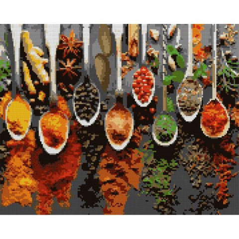 Алмазная мозаика SANTI Мир специй 40*50см на подрамнике (954715)