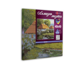 Алмазна мозаїка SANTI Хутір 40*40см на підрамнику (954716) арт: 954716-tp