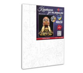 Картина по номерам Люди. Золотая красота , maryzueva_art , с красками металлик, 40х50 см, термопакет, SANTI (954727-tp)