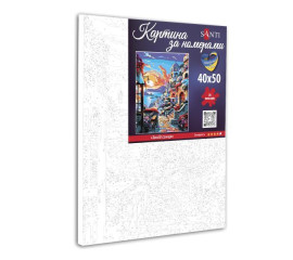 Картина по номерам Города. Закат солнца, 40х50см, термопакет, SANTI (954743-tp)
