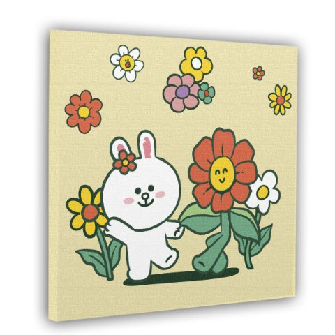 Картина за номерами Дитячі сюжети. Танець Коні, 25х25см, в термопакеті, SANTI (955037-tp)