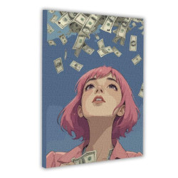 Картина по номерам Люди. Деньги с неба, 40х50см, в термопакете, SANTI (955040-tp)