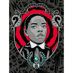 Картина за номерами Абстракція. Фантазійний ліс, з неоновими фарбами, 40х50см, в термопакеті, SANTI (955045-tp)