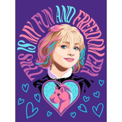 Картина за номерами Абстракція. Багатство на полотні, з неоновими фарбами, 40х40см, в термопакеті, SANTI (955051-tp)