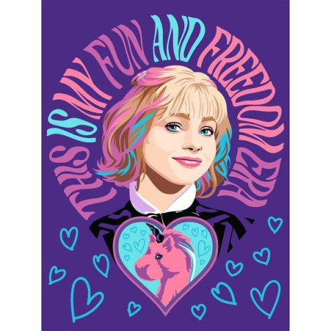 Картина по номерам Абстракция. Богатство на полотне, с неоновыми красками, 40х40см, в термопакете, SANTI (955051-tp)