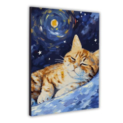 Картина по номерам с алмазной мозаикой SANTI Сладкий сон 40*50см (955314)