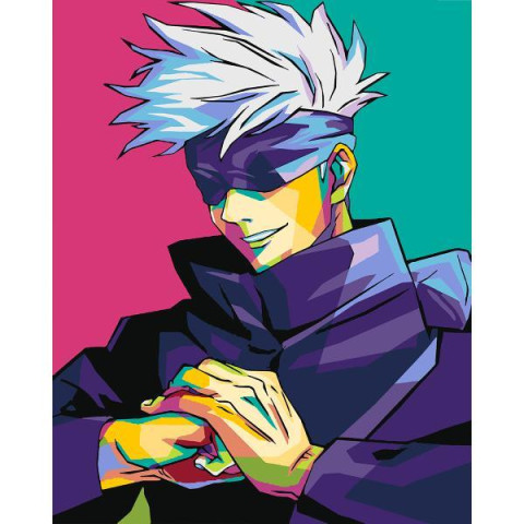 Картина по номерам Люди. Герой Аниме, 40х50см, в термопакете, SANTI (955381-tp)