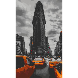 Картина по номерам SANTI Таксі Нью Йорка 30х50 см (955547) арт: 955547-tp