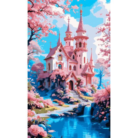 Картина по номерам SANTI Волшебный замок 30х50 см (955553)
