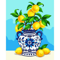 Картина за номерами SANTI Лимонний букет 40х50 см (955753) арт: 955753-tp