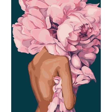 Картина за номерами SANTI Квіткова ніжність 40х50 см (955758) арт: 955758-tp