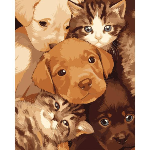 Картина за номерами SANTI 