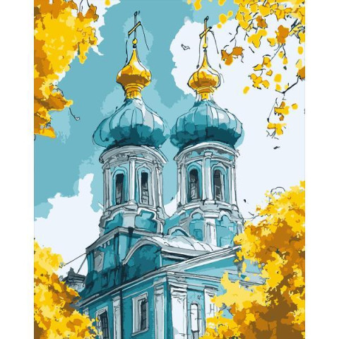 Картина по номерам SANTI София Киевская 40х50 см (955769)