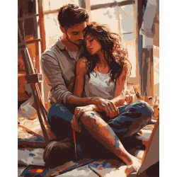 Картина за номерами SANTI Закохані 40х50 см (955771) арт: 955771-tp