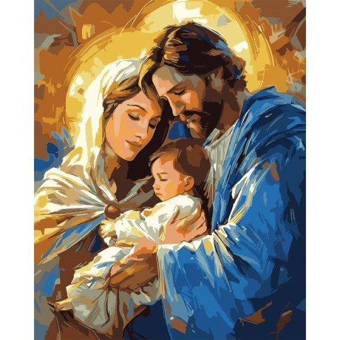 Картина по номерам SANTI Святое семейство 40х50 см (955780)