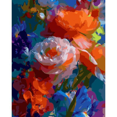 Картина по номерам SANTI Весенний букет 40х50 см (955784)